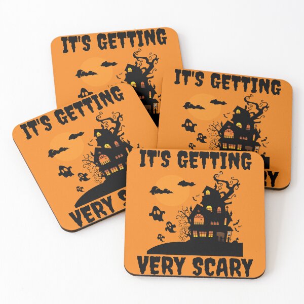 Item preview, It's getting very scary! Halloween 2022 haunted house and ghosts design designed and sold by to-esu.