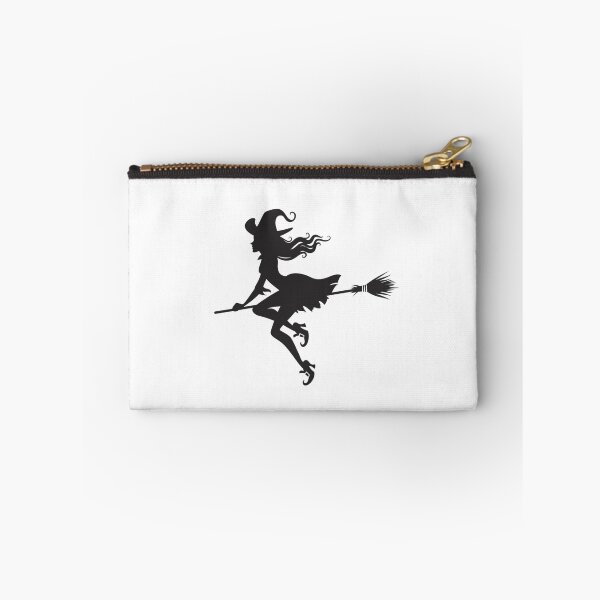 Item preview, A witch flying on a broom  ,charming fairy black cat and mouse broom designed and sold by AlA2 3MER.