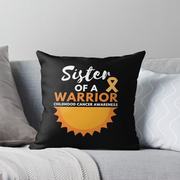 Item preview, Sister Of A Warrior Childhood Cancer Awareness Month Cancer survivor  designed and sold by Norstyle.