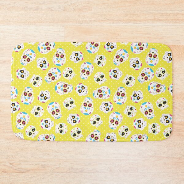 Item preview, Sugar Skulls on Yellow designed and sold by PirateAvocado.