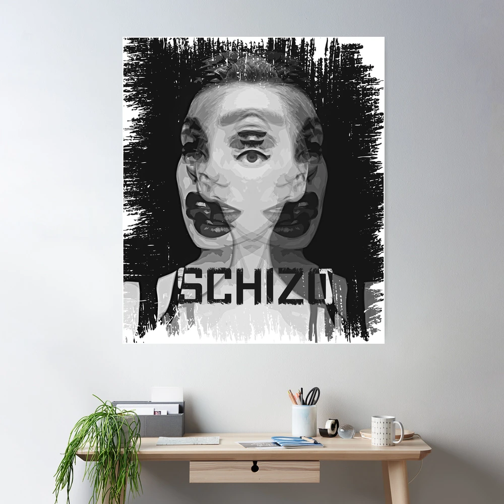 Schizo Poster for Sale by ShamanaStudio | Redbubble