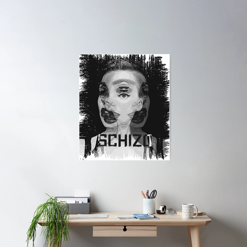Schizo Poster for Sale by ShamanaStudio | Redbubble