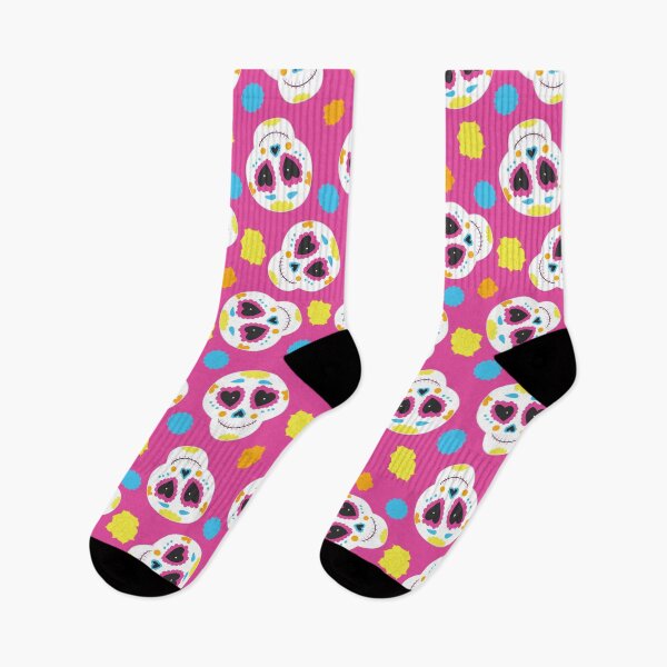 Item preview, Sugar Skulls on Pink designed and sold by PirateAvocado.