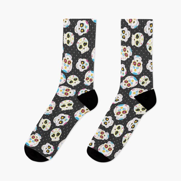 Item preview, Sugar Skulls on Black designed and sold by PirateAvocado.