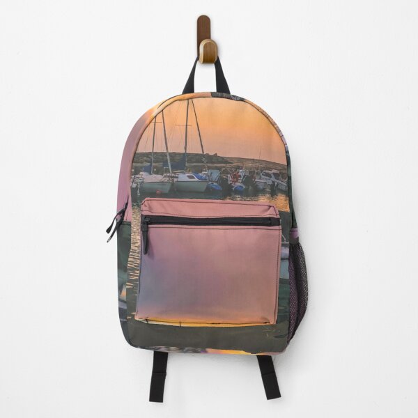Item preview, Sunset Summer Seaport Boats designed and sold by eleonoraingrid.