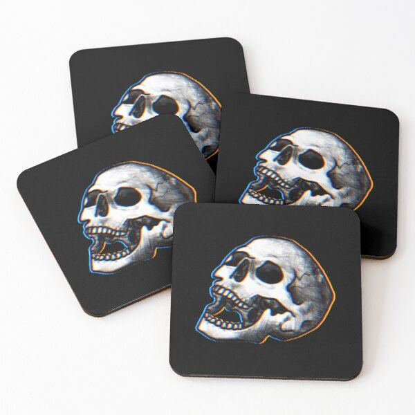 Item preview, Glitchy laughing skull  designed and sold by AngelikaLau.