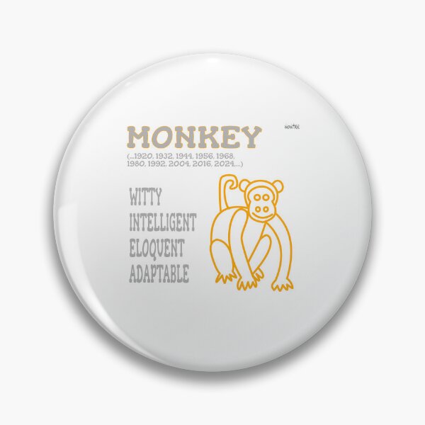 Item preview, Chinese zodiac: Monkey designed and sold by wowitsmytshirt.