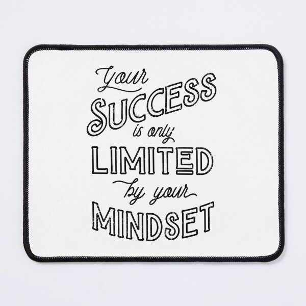 Item preview, your success is only limited by your mindset v2 - black designed and sold by adamerdos.