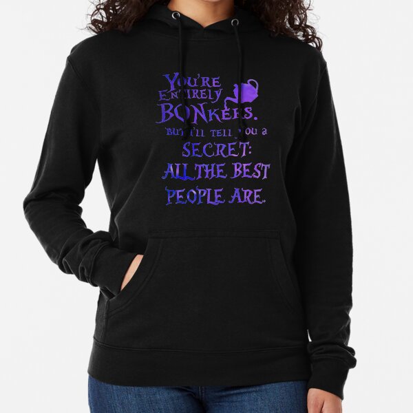 Alice in Wonderland - Bonkers Lightweight Hoodie