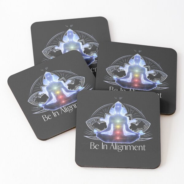 Item preview, Be In Alignment - Spiritual Chakras with blue silhouette  designed and sold by TheMajesTee.