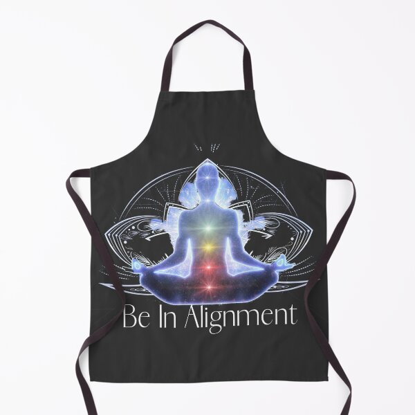 Item preview, Be In Alignment - Spiritual Chakras with blue silhouette  designed and sold by TheMajesTee.