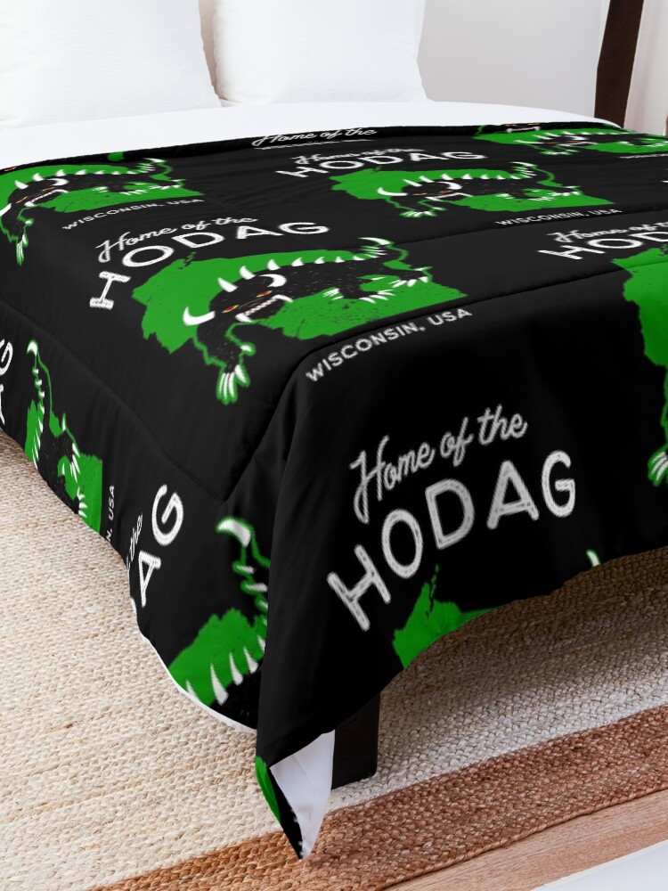 Alternate view of Home of the Hodag Wisconsin, USA Shower Curtain Comforter
