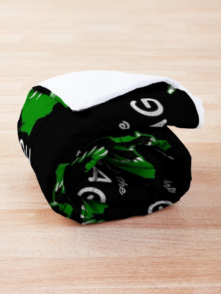 Alternate view of Home of the Hodag Wisconsin, USA Shower Curtain Comforter