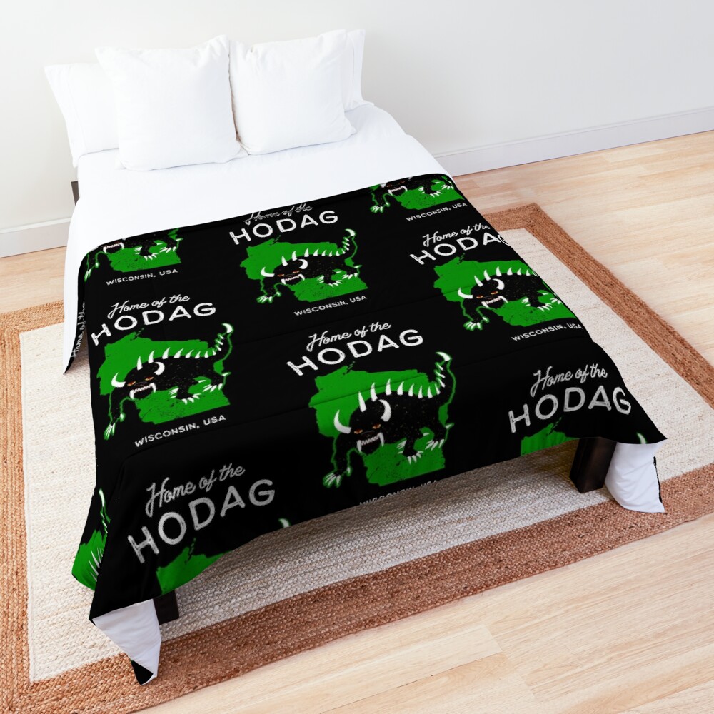 Home of the Hodag Wisconsin, USA Shower Curtain Comforter