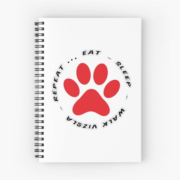 Item preview, eat sleep walk vizsla repeat funny dog walking designed and sold by randomdogshirt.