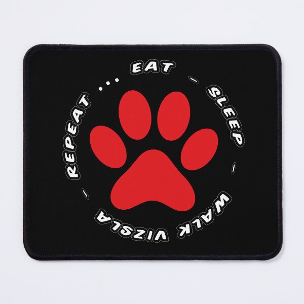 Item preview, eat sleep walk vizsla repeat funny dog walking designed and sold by randomdogshirt.