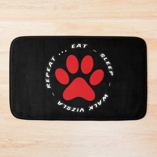 Item preview, eat sleep walk vizsla repeat funny dog walking designed and sold by randomdogshirt.