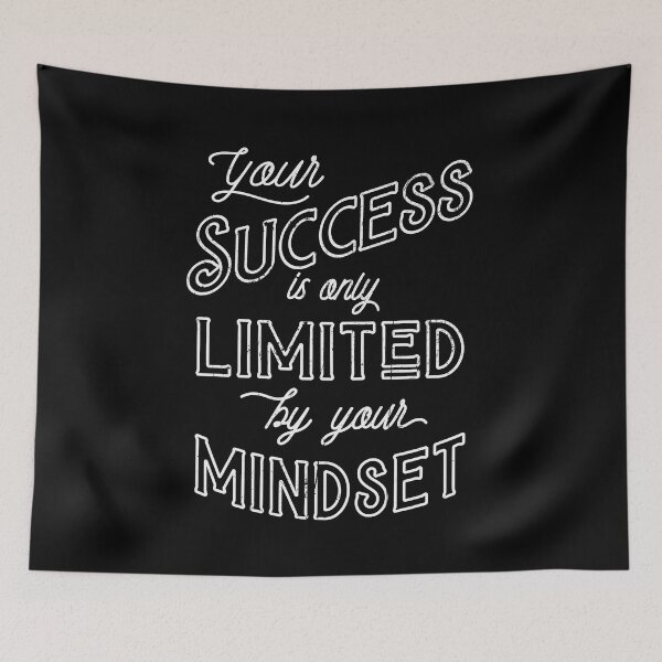 Item preview, your success is only limited by your mindset v2 - white designed and sold by adamerdos.