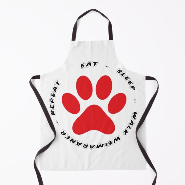 Item preview, eat sleep walk weimaraner repeat funny dog walking designed and sold by randomdogshirt.