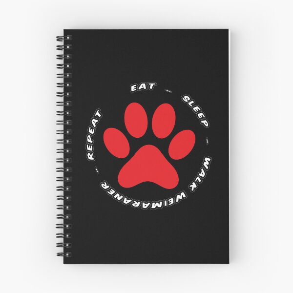 Item preview, eat sleep walk weimaraner repeat funny dog walking designed and sold by randomdogshirt.