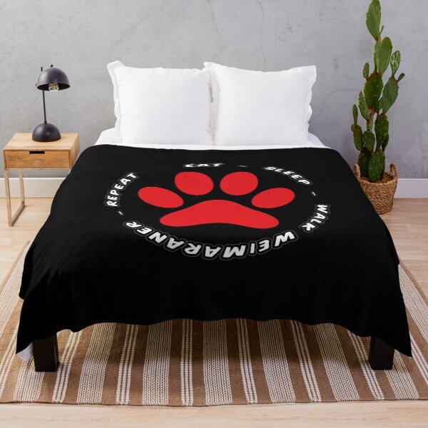 Item preview, eat sleep walk weimaraner repeat funny dog walking designed and sold by randomdogshirt.