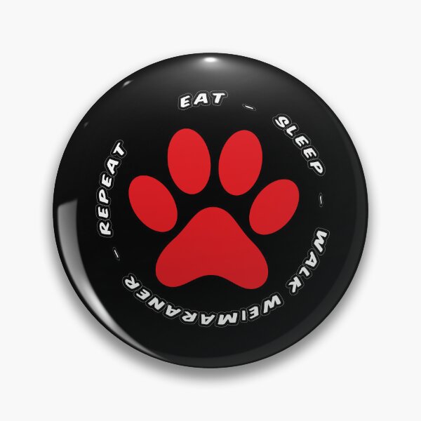 Item preview, eat sleep walk weimaraner repeat funny dog walking designed and sold by randomdogshirt.