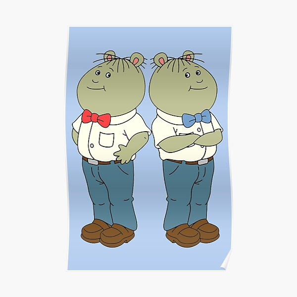 Timmy And Tommy Tibble Twins Arthur Fan Art Poster For Sale By