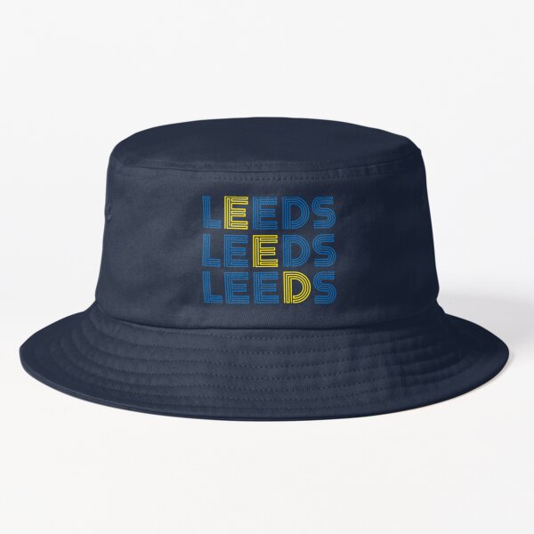 Leeds United F.C Palm Tree Blue Bucket Hat