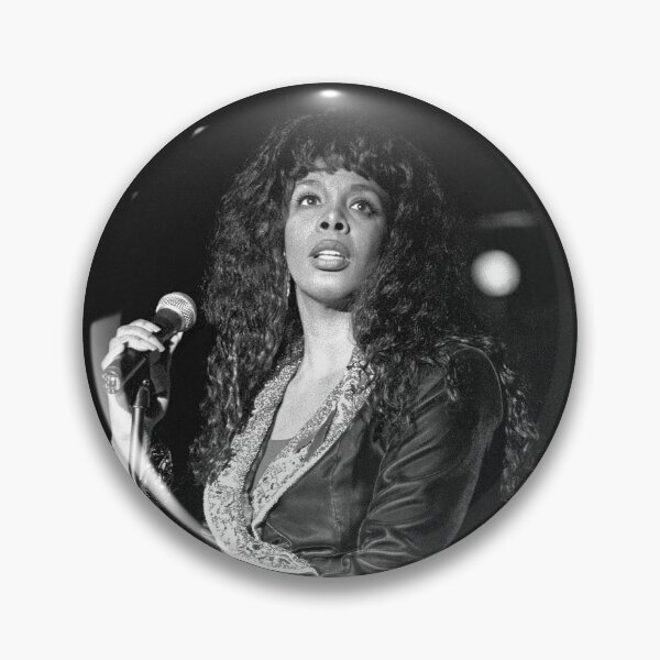 Item preview, Donna Summer - BW Photograph designed and sold by ConcertImages.