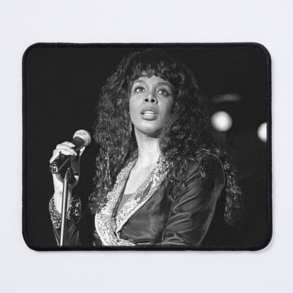 Item preview, Donna Summer - BW Photograph designed and sold by ConcertImages.