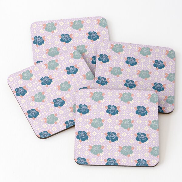 Item preview, Two-Tone Blue Roses Pattern designed and sold by Trinket-Trickster.
