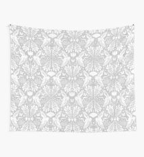 As the crane flies in Grey Wall Tapestry