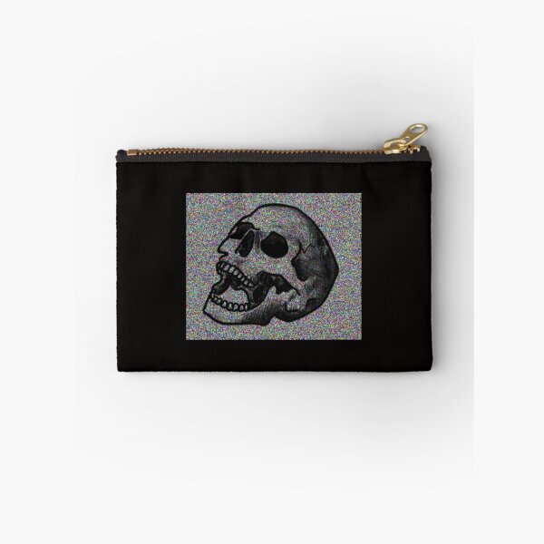 Item preview, TV static laughing skull  designed and sold by AngelikaLau.