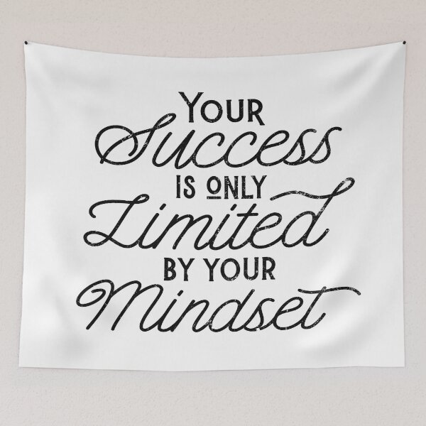 Item preview, your success is only limited by your mindset v1 - black designed and sold by adamerdos.