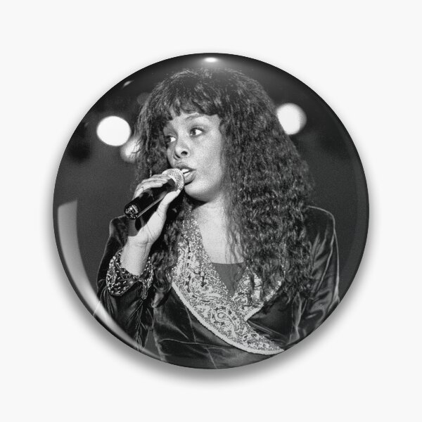 Item preview, Donna Summer - BW Photograph designed and sold by ConcertImages.