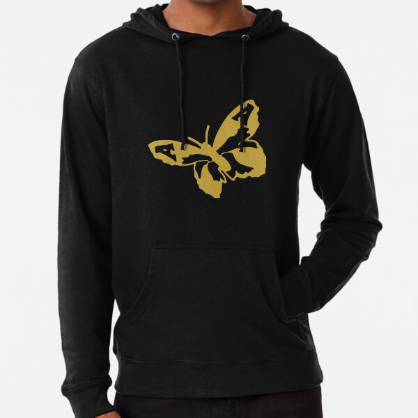 The Avalanches Wildflower Golden Butterfly Lightweight Hoodie