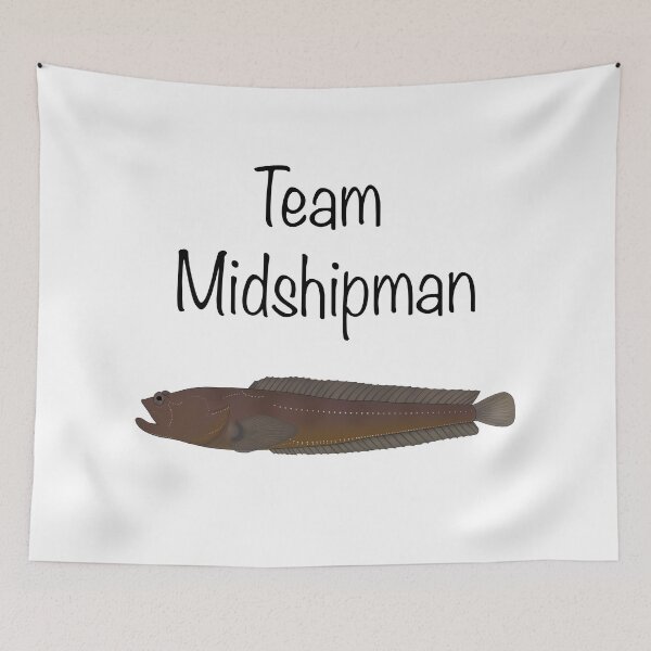 Item preview, Team Midshipman - plainfin midshipman fish (light background) designed and sold by WestCoastWoods.