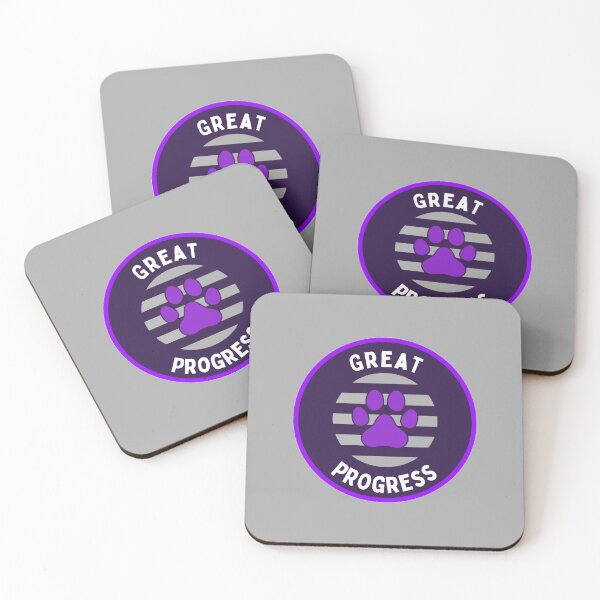 Item preview, Great Progress The Best Teacher Purple Paw Design designed and sold by BestTeacher.