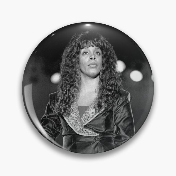 Item preview, Donna Summer - BW Photograph designed and sold by ConcertImages.