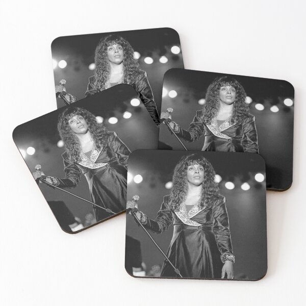Item preview, Donna Summer - BW Photograph designed and sold by ConcertImages.