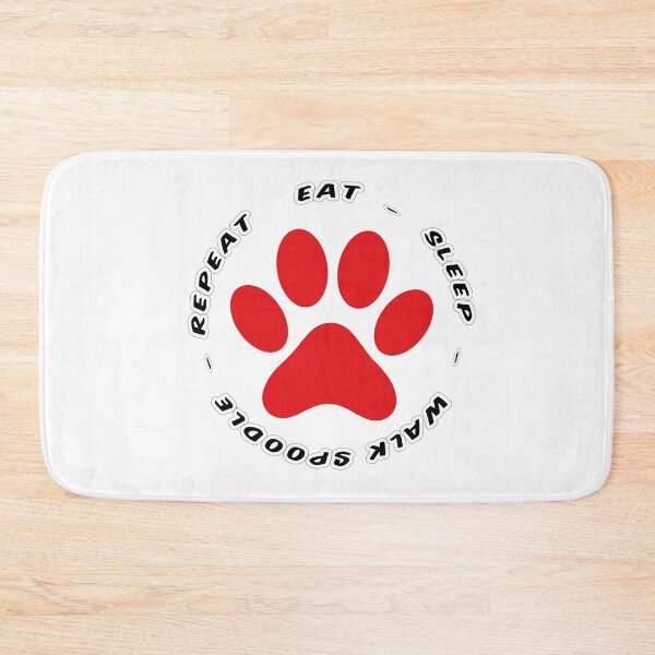 Item preview, eat sleep walk spoodle repeat funny dog walking designed and sold by randomdogshirt.