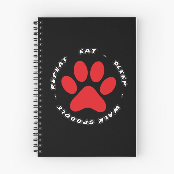 Item preview, eat sleep walk spoodle repeat funny dog walking designed and sold by randomdogshirt.