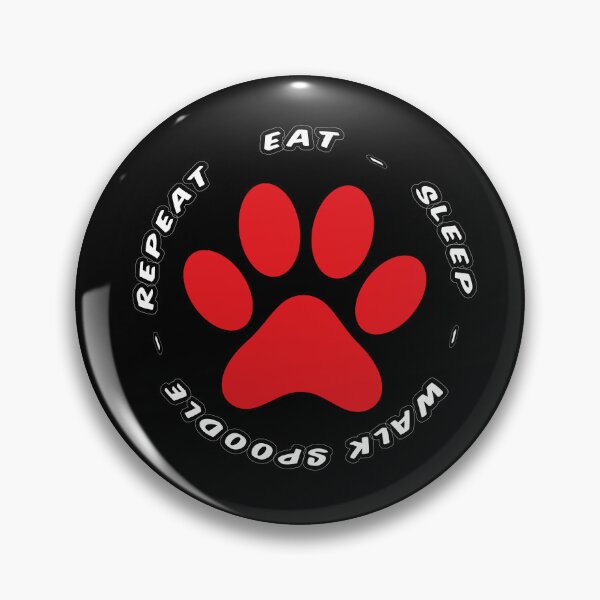 Item preview, eat sleep walk spoodle repeat funny dog walking designed and sold by randomdogshirt.