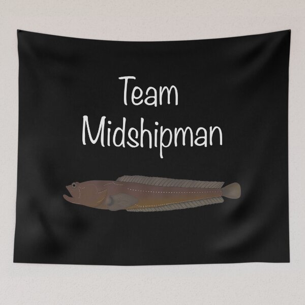 Item preview, Team Midshipman - plainfin midshipman fish (dark background) designed and sold by WestCoastWoods.