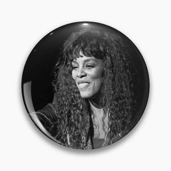 Item preview, Donna Summer - BW Photograph designed and sold by ConcertImages.