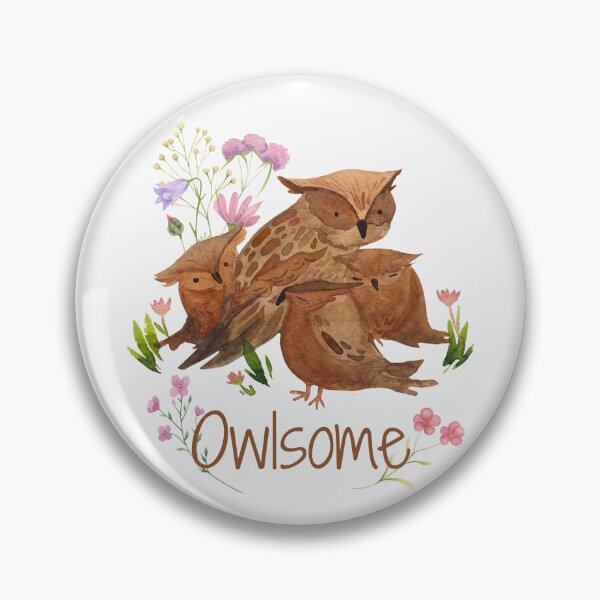 Item preview, Owlsome Family Of Owls Colorful Illustration Design designed and sold by EarthArtDesigns.
