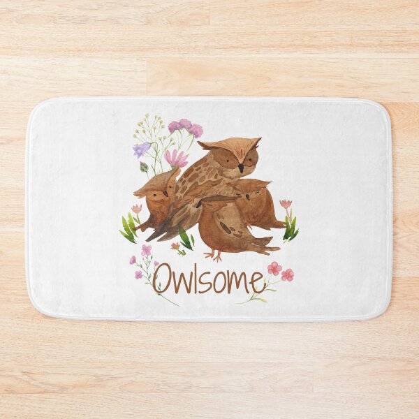 Item preview, Owlsome Family Of Owls Colorful Illustration Design designed and sold by EarthArtDesigns.