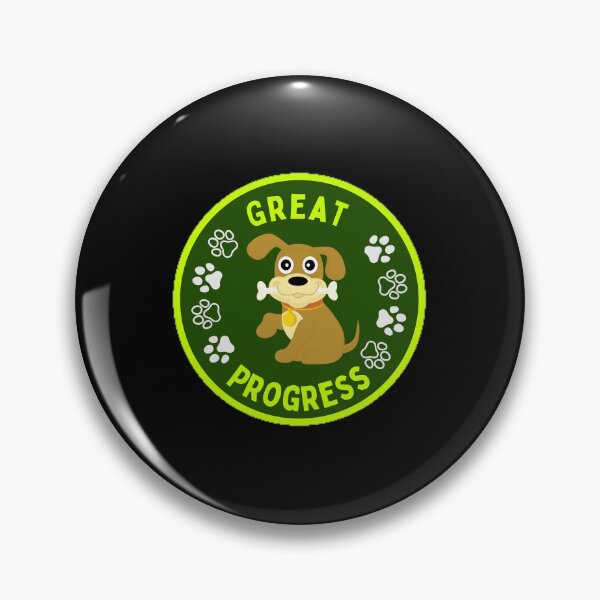 Item preview, Great Progress The Best Teacher Happy Dog Design designed and sold by BestTeacher.