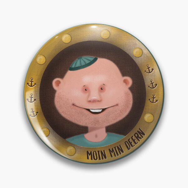 Item preview, Moin min Deern (with green background) designed and sold by FrauBlaschi.