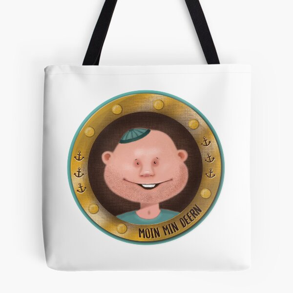 Item preview, Moin min Deern (with green background) designed and sold by FrauBlaschi.